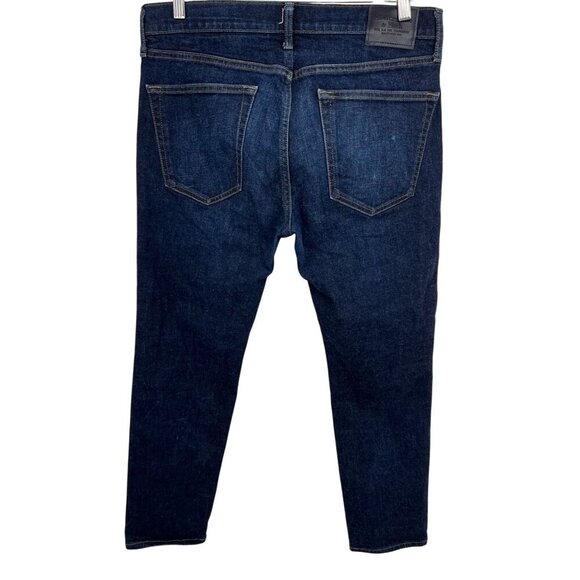 Abercrombie & Fitch Mens Skinny Taper Stretch Jeans Dark Wash 32 X 32 Denim EUC - Picture 4 of 5